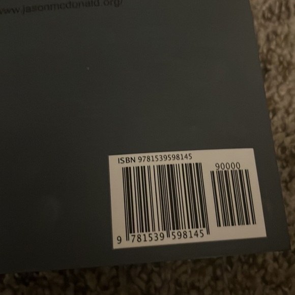 “The Social Media Marketing Workbook” by Jason McDonald 2019 version - Picture 4 of 6